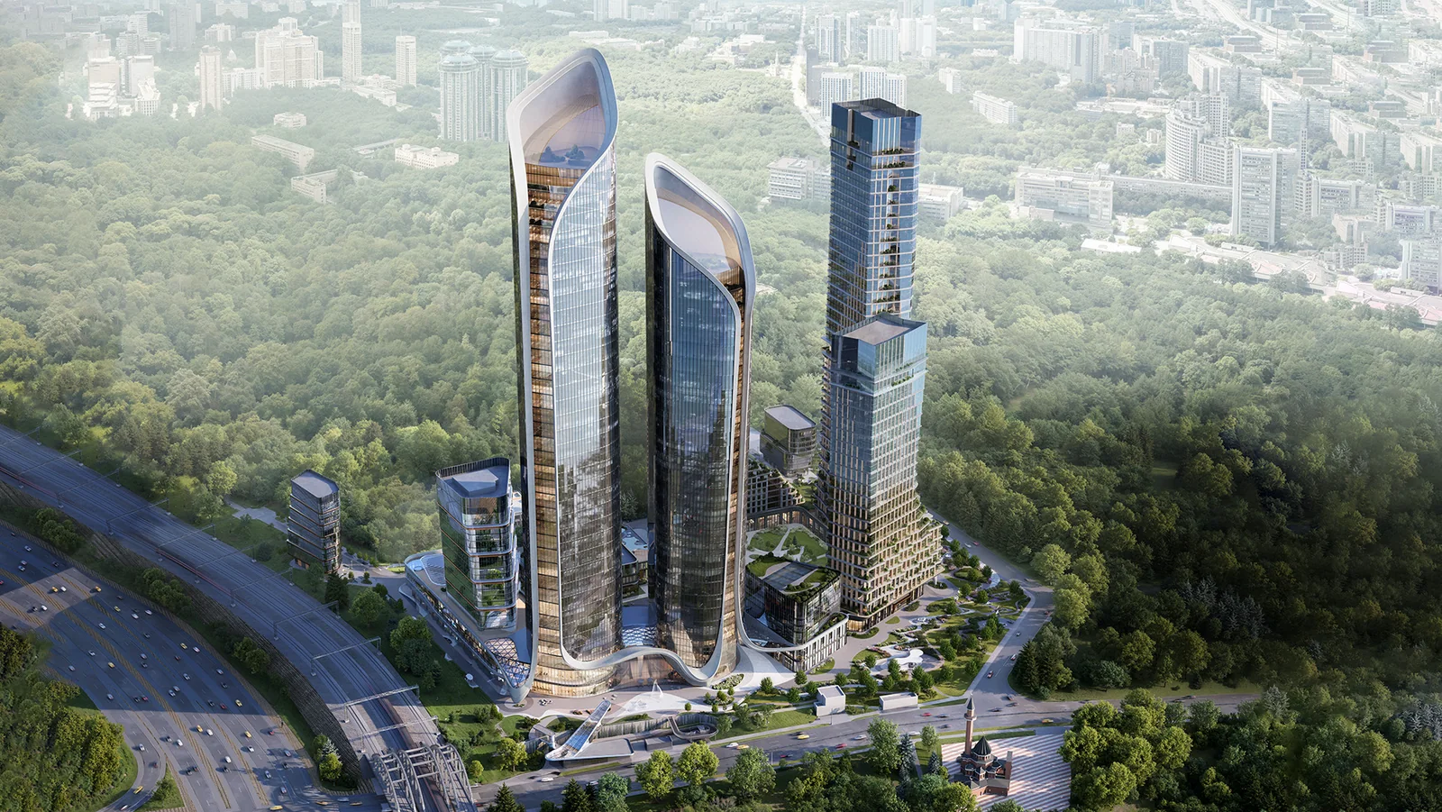 Природное окружение «Феномен города» с высоты
